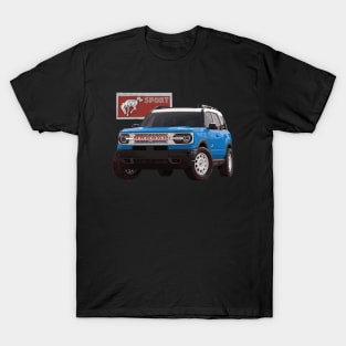 Ford Bronco Heritage edition peak blue Ford Bronco MURICA SUV sport truck T-Shirt